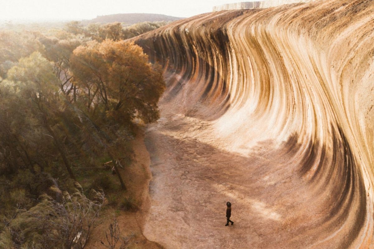 Wave Rock near Hyden via Australia's Golden Outback